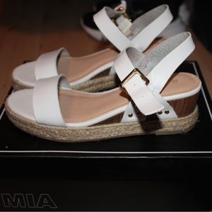 White Sandals with Platform